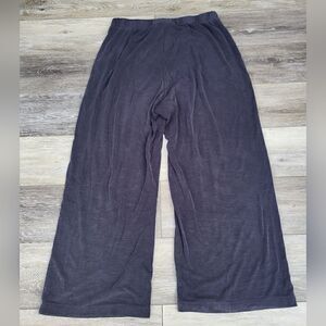 Lindex super high waist wide legged  gray stretch pants size med